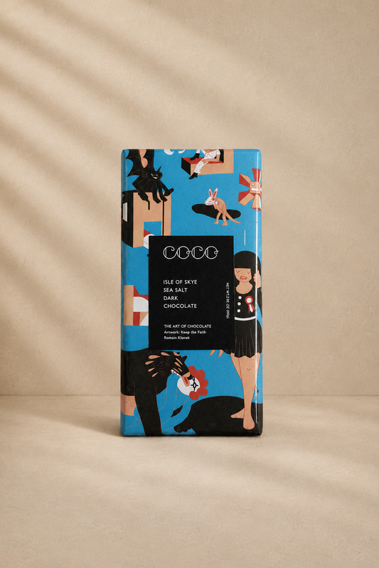Chocoladereep puur zeezout | Isle of Skye