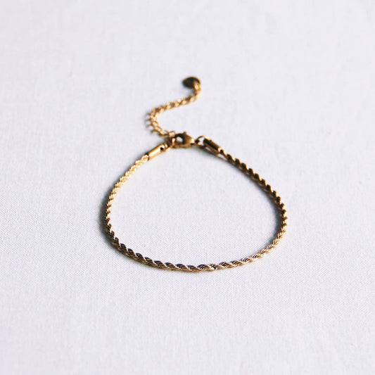 Armband gedraaid | goud