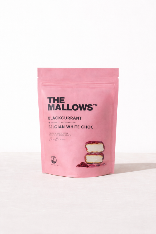 Marshmallows | Blackcurrant & white chocolate