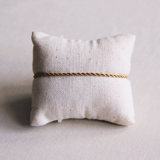 Armband gedraaid | goud