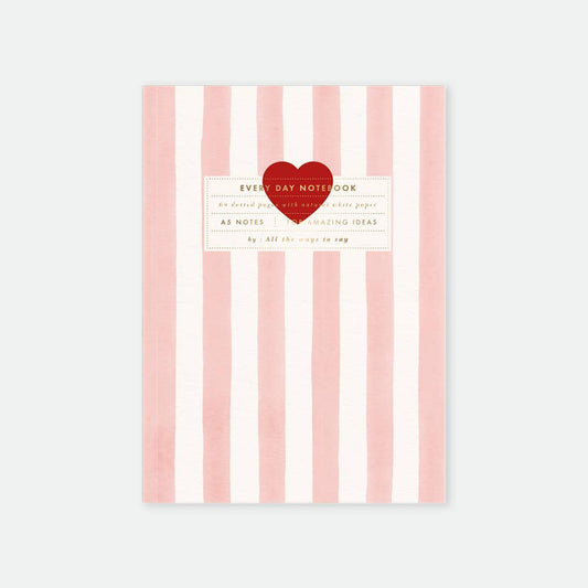 Notitieboek A5 - Pink stripes