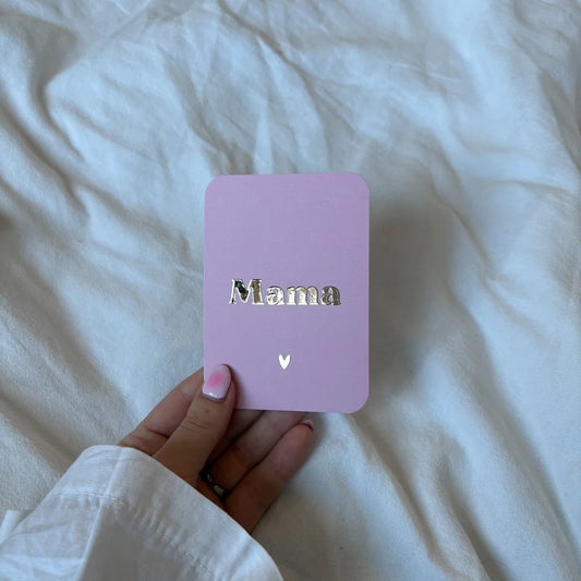 Wenskaart mini | Mama